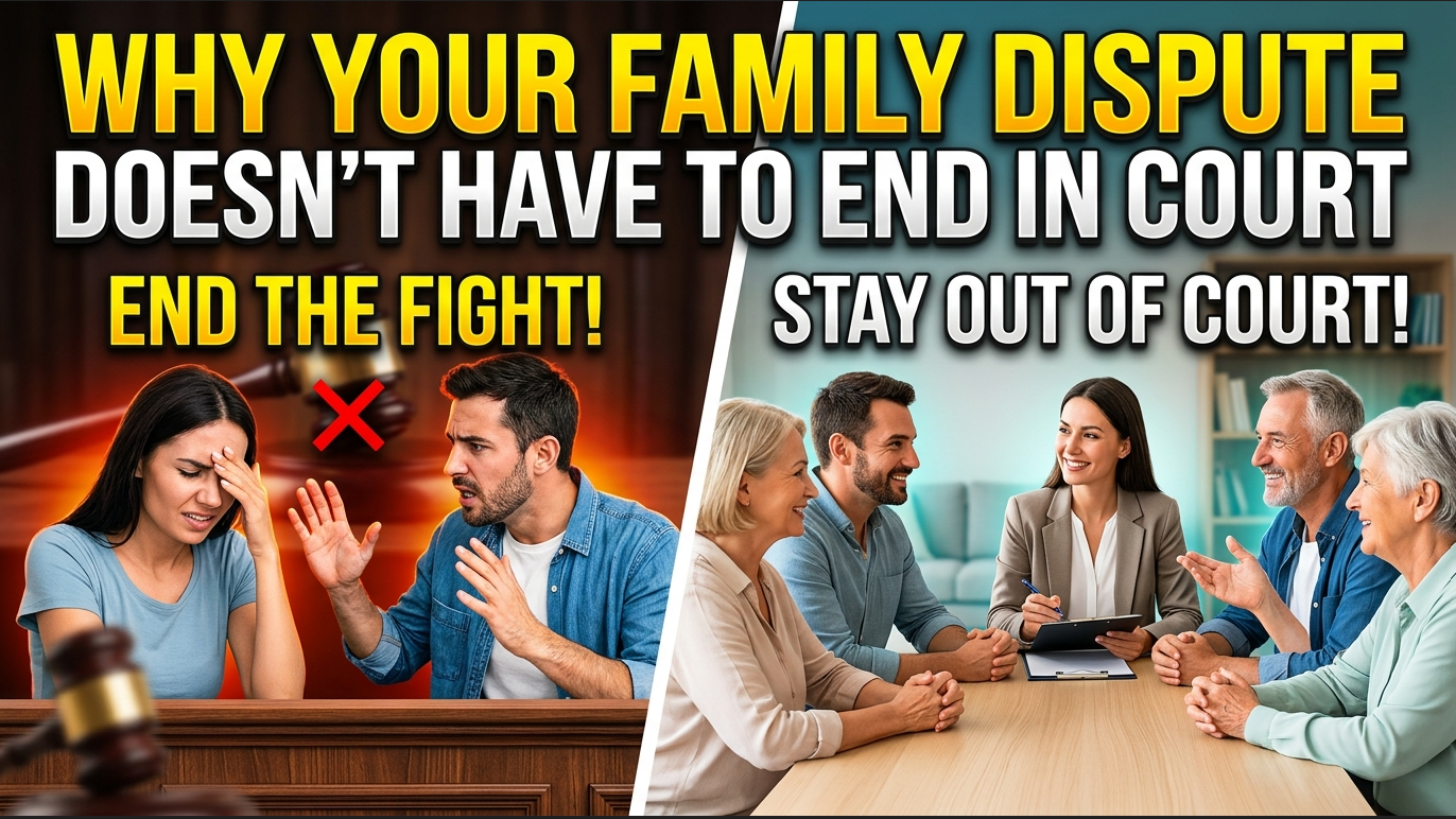 Why Your Family Dispute Doesn't Have to End in Court - Geoffrey Musera media content on mediation and conflict resolution